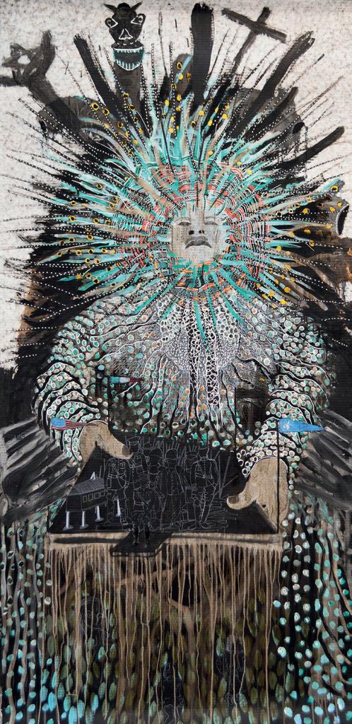 © Omar Ba - Conquistadors, 2013 - Mirabaud Contemporary Art Collection