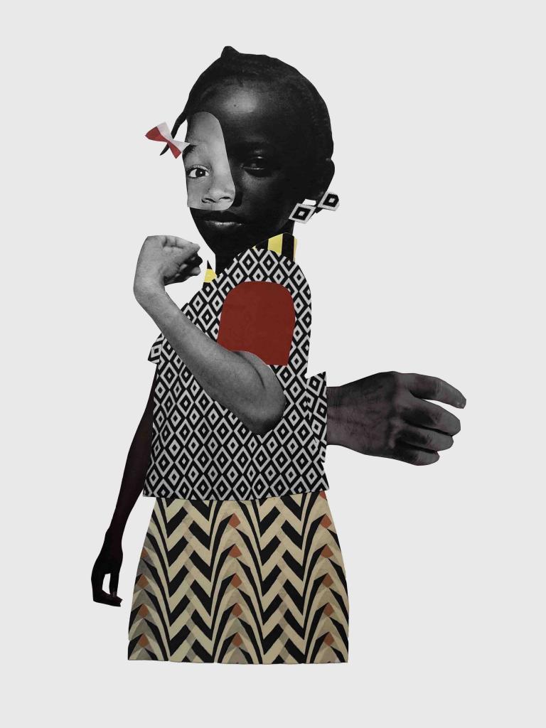 Deborah Roberts, ‘Untitled 2018’. Copyright of the artist. Courtesy of Stephen Friedman Gallery