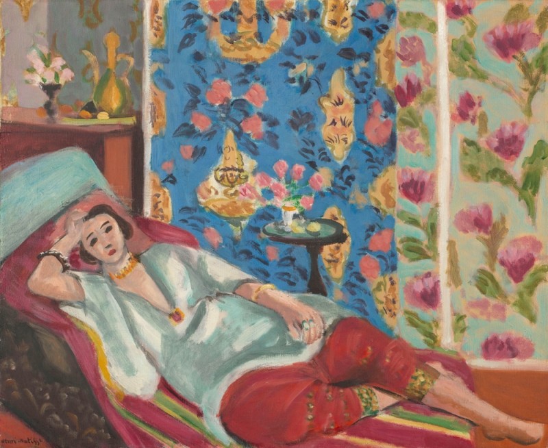 Henri MatisseOdalisque à la culotte rougevers 1924-1925 Paris, musée de l'Orangerie © Succession H. Matisse - Photo : © RMN-Grand Palais (musée de l'Orangerie) / Michel Urtado