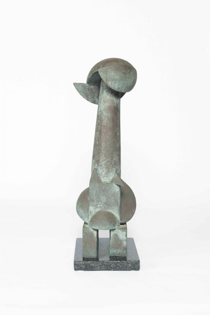 Edoardo Villa South African 1915–2011 Vertical form 1981 R 150,000 - R 250,000 bronze on a granite base signed and dated 65 x 20.5 x 24.5 cm including base Modern & Contemporary Art Aspire Auction 1st September 2019 Cape Town