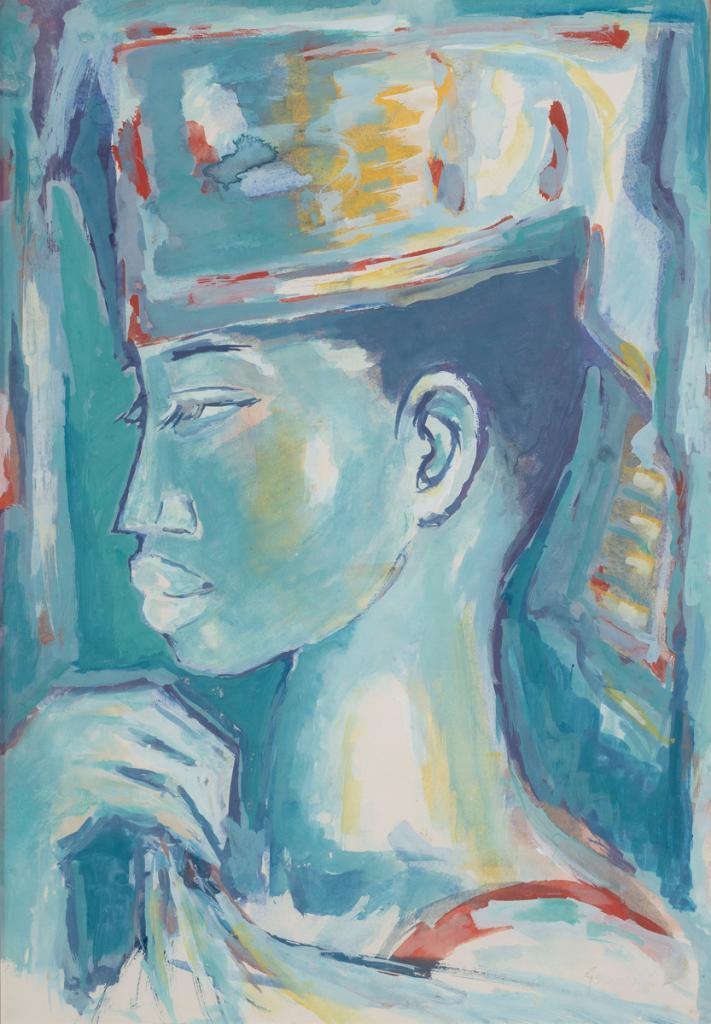 Gerard Sekoto South African 1913–1993 Portrait of a woman 1968 R 180,000 - R 240,000 watercolour and gouache on paper signed and dated bottom right 52.5 x 36.5 cm Modern & Contemporary Art Aspire Auction 1st September 2019 Cape Town