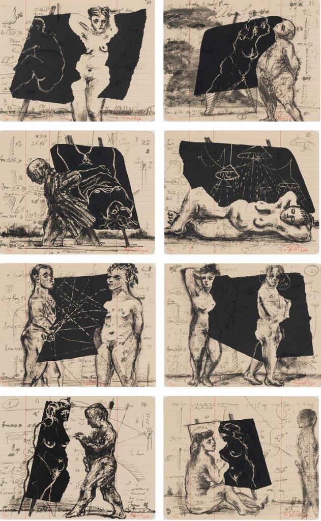 William Kentridge B.1955 South Africa Summer Graffiti, eight 2002 estimated R 220,000 - R 280,000 William Kentridge, Summer Graffiti, 2002 Sold for R295 880