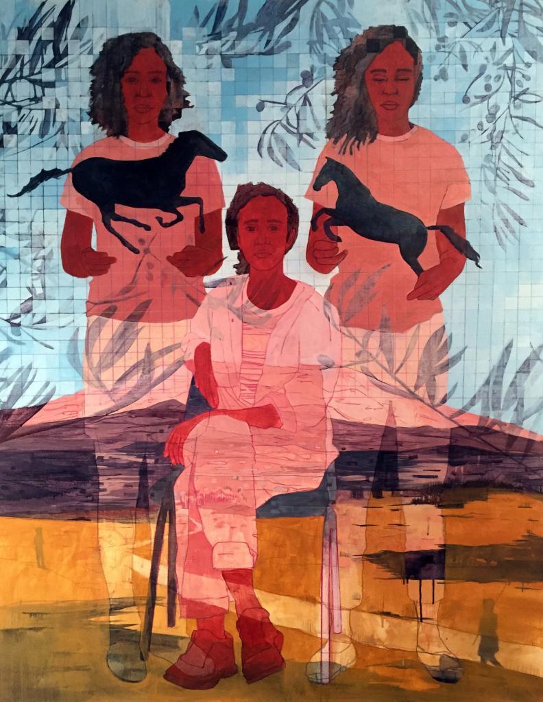 Pamela Phatsimo Sunstrum, Sister, 2018. One of the artist present at the 1-54 fair 2019 at London