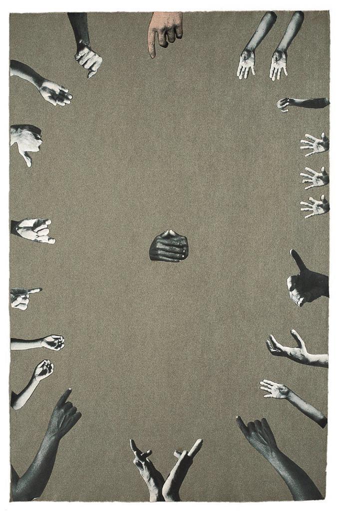 León Ferrari Dios​, 1964 Caixa com colagem sobre papel / ​Box with collage on paper 51,5 x 34,5 x 4 cm Colección Família Ferrari