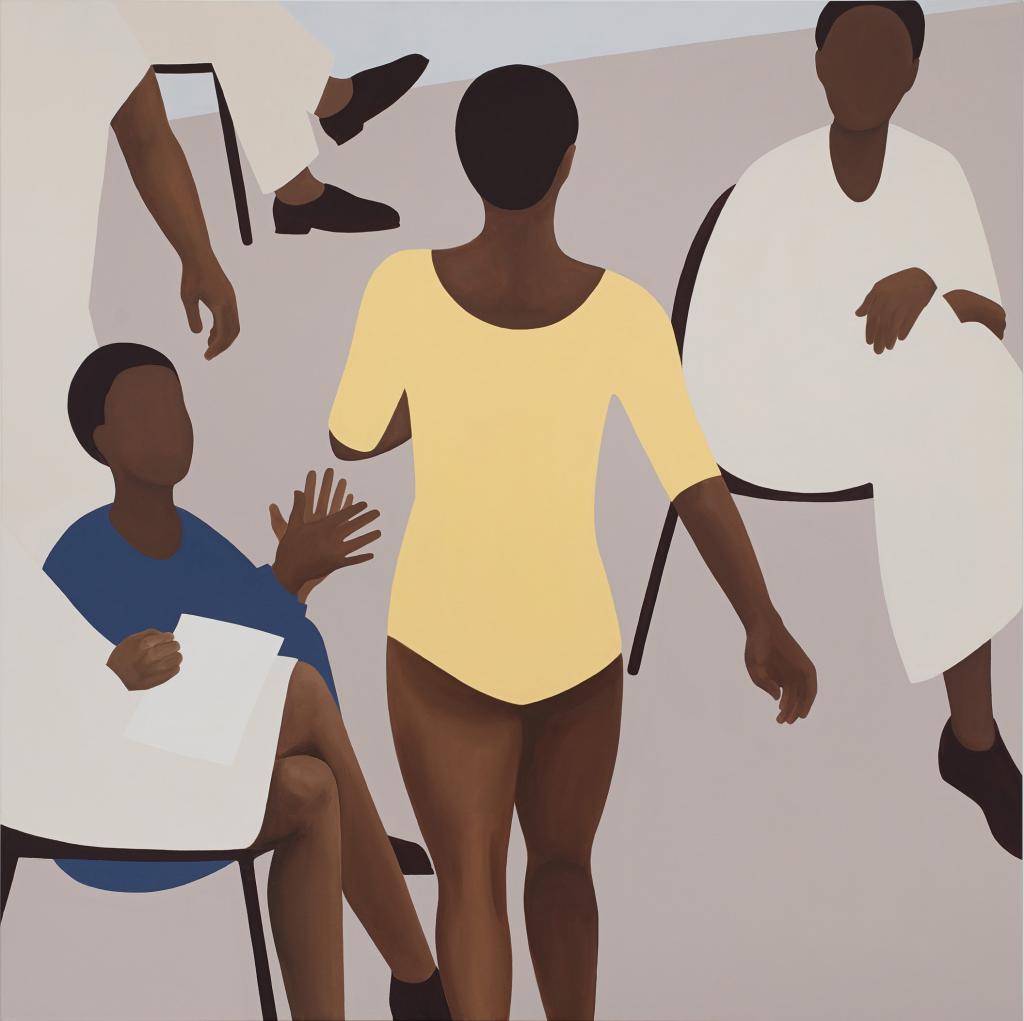 Thenjiwe Niki Nkosi, Champion, 2020. Huile sur toile. 150x150cm. Avec l'aimable autorisation de la galerie Stevenson.