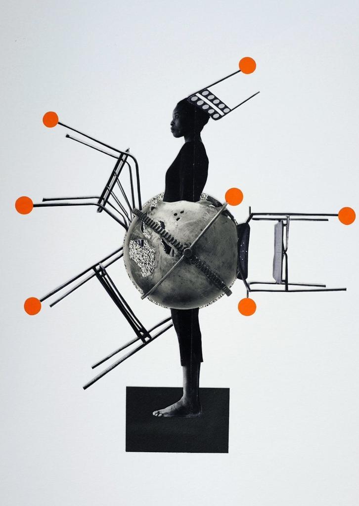 Vincent Michéa Untitled #7, série 100 % Dakar, 2015 Photomontage 40 x 30 cm