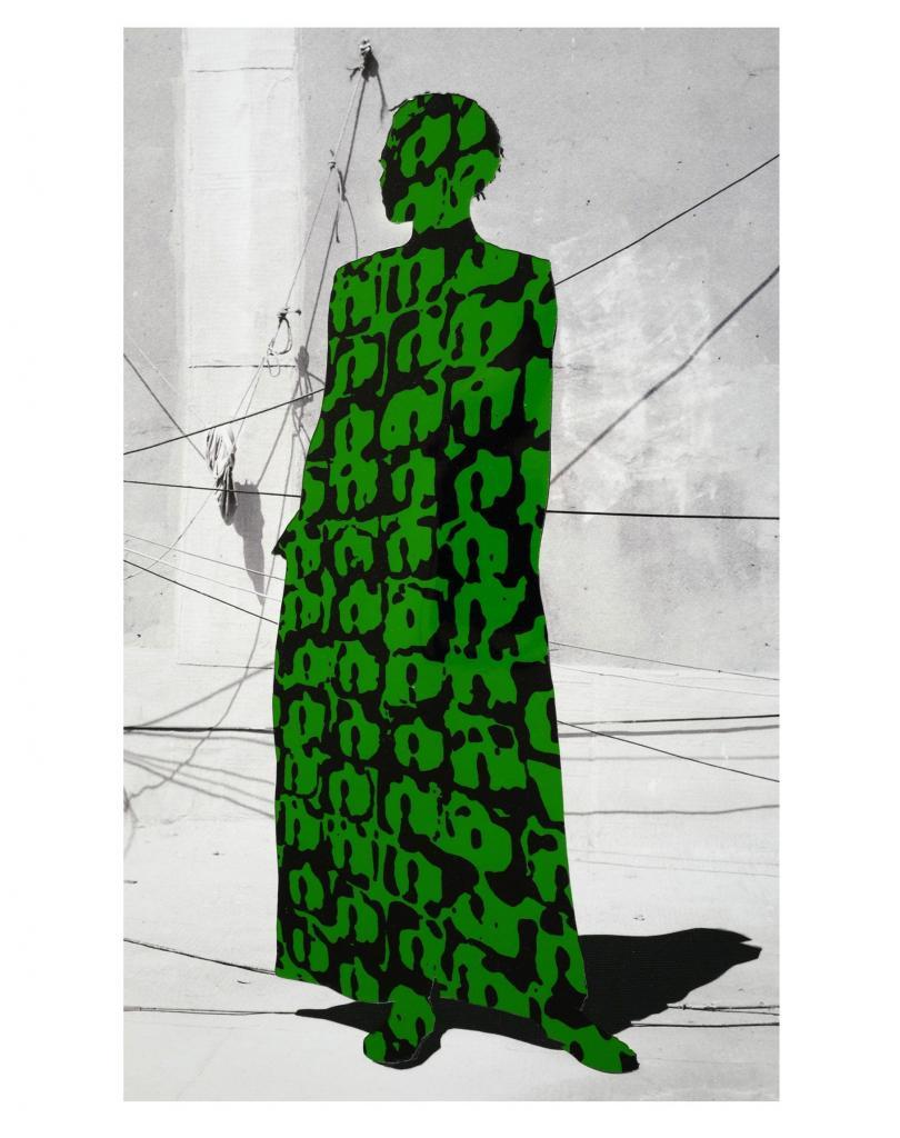 Vincent Michéa Fatou Green Shadow, 2020 Photomontage 50 x 40 cm
