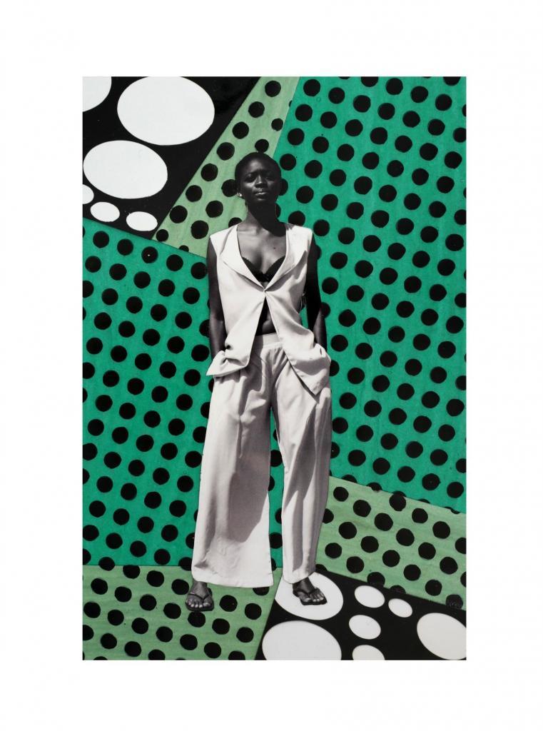 Vincent Michéa N°17, série Fatou Pompidou, 2017 Photomontage 40 x 30 cm