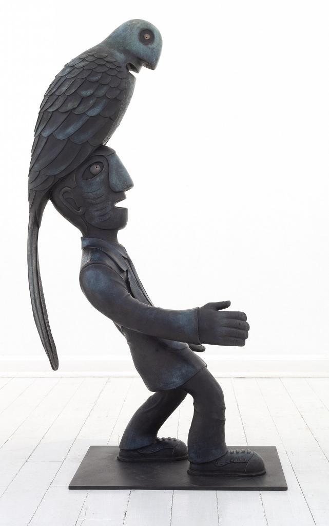 NORMAN CATHERINE, Bird Man Bronze, 59 x 32 x 20 cm