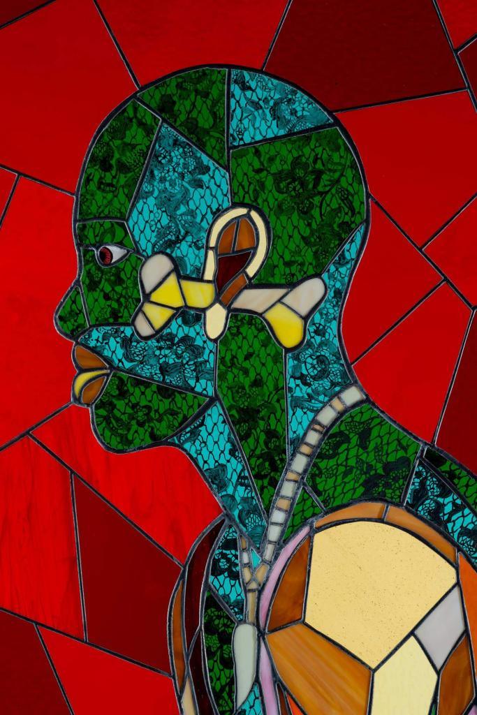 Athi-Patra Ruga, Yellow Bone (Detail), 2020 Athi-Patra Ruga © Photographer: Matthew Bradley courtesy of WHATIFTHEWORLD